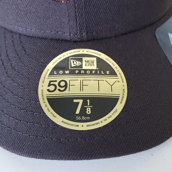 New Era Cleveland Browns 59Fifty Fitted Sz 7 1/8 Hat Cap Low Profile NFL New - Picture 3 of 10